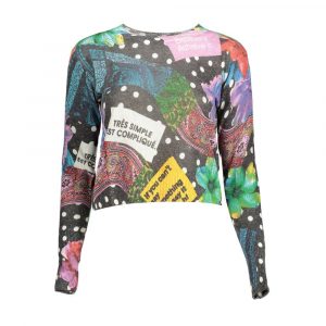 Desigual Schwarzer Acryl-Pullover fĂŒr Frauen