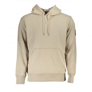 Calvin Klein Beigefarbener Baumwollpullover