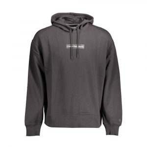 Calvin Klein Schwarzer Baumwollpullover für Männer