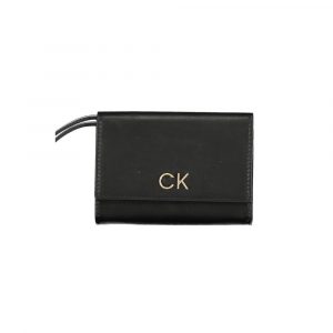 Calvin Klein Schwarzes Polyester Portemonnaie
