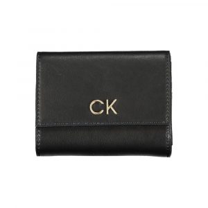 Calvin Klein Schwarzes Polyester Portemonnaie