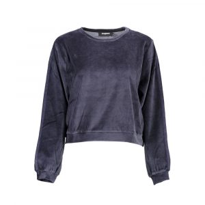 Desigual Blauer Baumwollpullover