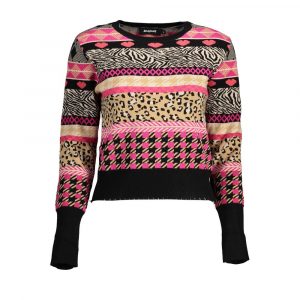 Desigual Schwarzer Polyester-Pullover