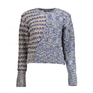 Desigual Blauer Polyester-Pullover