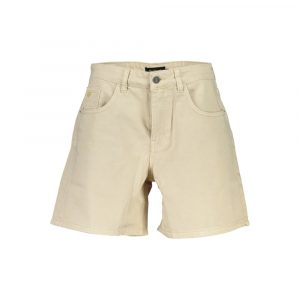 Desigual Beigefarbene Baumwollshorts
