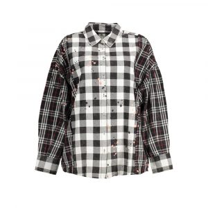 Desigual Schwarzes Baumwollhemd