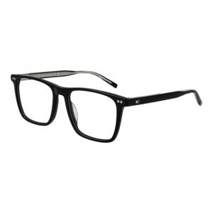 Tommy Hilfiger Schwarze Acetat-Brille (Gestell)