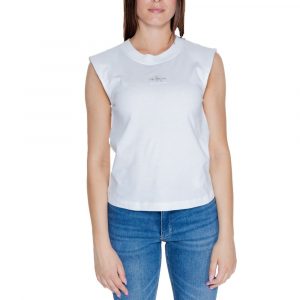 Calvin Klein Jeans T-Shirt aus weiĂer Baumwolle
