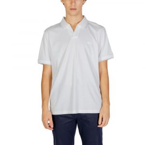 Calvin Klein Jeans WeiĂes Baumwoll-Poloshirt