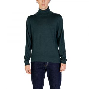 Calvin Klein Rollkragenpullover aus grĂŒner Wolle