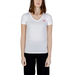 Guess T-Shirt aus weißer Baumwolle