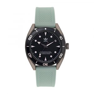 Adidas GrĂŒne synthetische Uhr