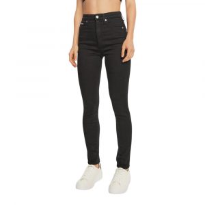 Calvin Klein Jeans Schwarze Baumwoll-Skinny-Jeans