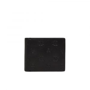 Calvin Klein Jeans Schwarzes Leder Portemonnaie