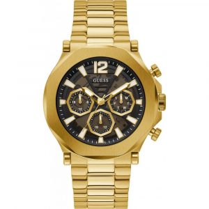 Guess Gold-Edelstahl-Uhr