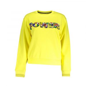 Desigual Gelber Baumwollpullover fĂŒr Frauen