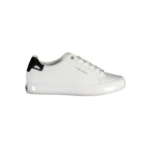 Calvin Klein Weißes Leder Damen Sneaker