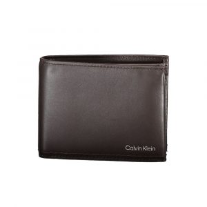 Calvin Klein Braunes Leder Portemonnaie fĂŒr MĂ€nner