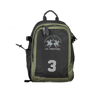La Martina Schwarzer Polyester-Rucksack