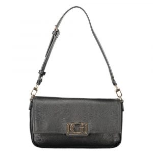 Guess Jeans Schwarz Polyethylen Frauen Handtasche