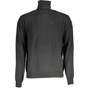 La Martina Schwarzer Wollpullover