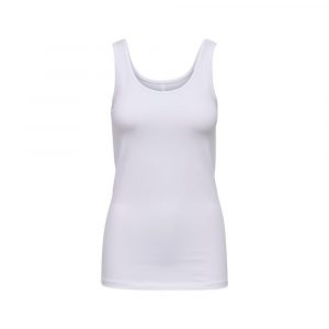 Only Weißes Baumwoll-Tank-Top
