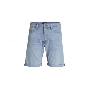 Jack Jones Hellblaue Baumwoll-Bermudas