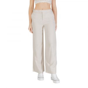 Only Beige Viskose-Hose