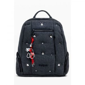 Desigual Grauer Polyester-Rucksack fĂŒr Frauen