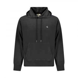 Calvin Klein Schwarzer Baumwollpullover für Männer
