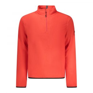 Norway 1963 Roter Polyester-Pullover für Herren