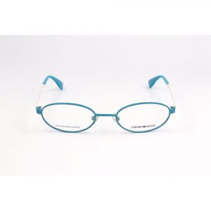 Emporio Armani Blaue Brillengestelle aus Edelstahl