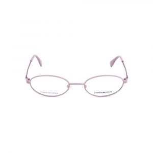 Emporio Armani Violette Brillenfassung aus Edelstahl