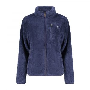 Norway 1963 Blauer Polyester-Pullover für Damen