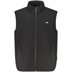 Norway 1963 Schwarze Polyester-Weste für Herren