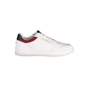 Tommy Hilfiger Weiße Herren-Leder-Sneaker