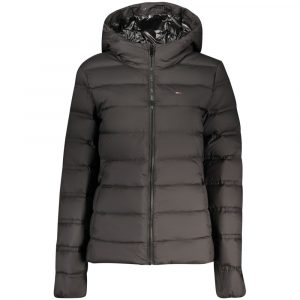 Tommy Hilfiger Schwarze Damenjacke aus recyceltem Polyester