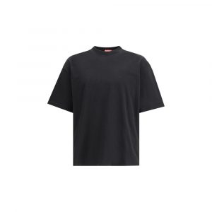 Diesel Schwarzes Baumwoll-T-Shirt