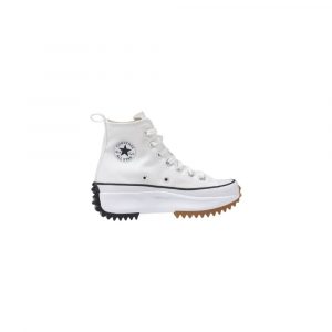 Converse WeiĂe Stoff-Sneaker mit dicker Sohle
