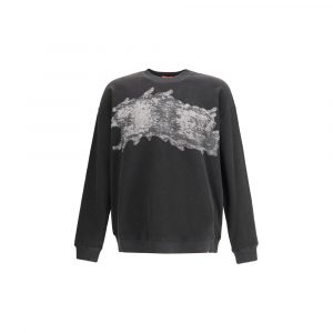 Diesel Schwarzer Baumwoll-Sweatshirt