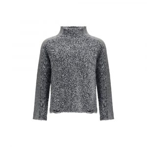 Diesel Grauer Wollpullover