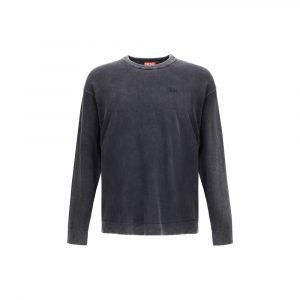 Diesel Graues Baumwoll-Sweatshirt
