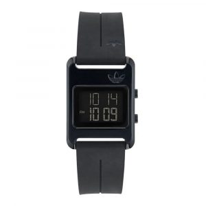Adidas Schwarze Synthetik Digitaluhr