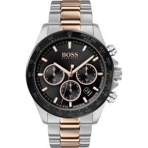 Hugo Boss Graue Edelstahl-Dress-Watch