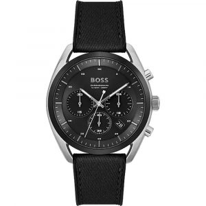 Hugo Boss Schwarze Synthetik-Armbanduhr