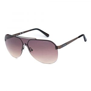 Guess Metall-Sonnenbrille in Braun