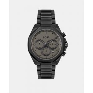 Hugo Boss Schwarze Edelstahl-Dress-Uhr