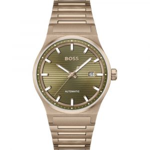 Hugo Boss Goldene Edelstahl-Dress-Watch