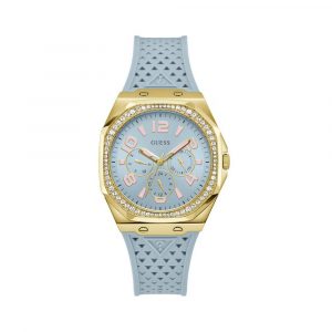 Guess Synthetische Armbanduhr in Blau