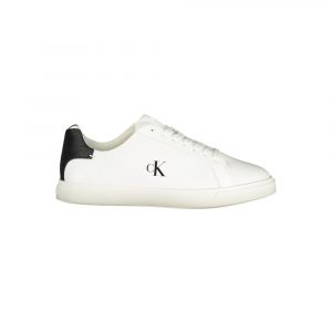 Calvin Klein Weißer Polyester-Sneaker